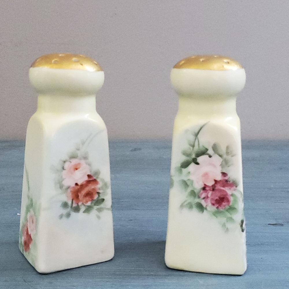 Vintage Handpainted Bavaria Salt & Pepper Shakers